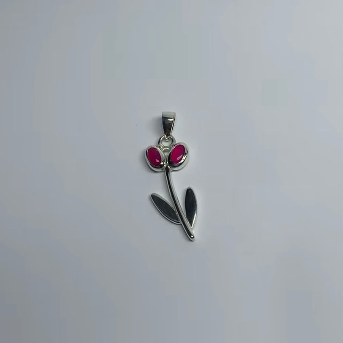 Tulipán con calcedonias